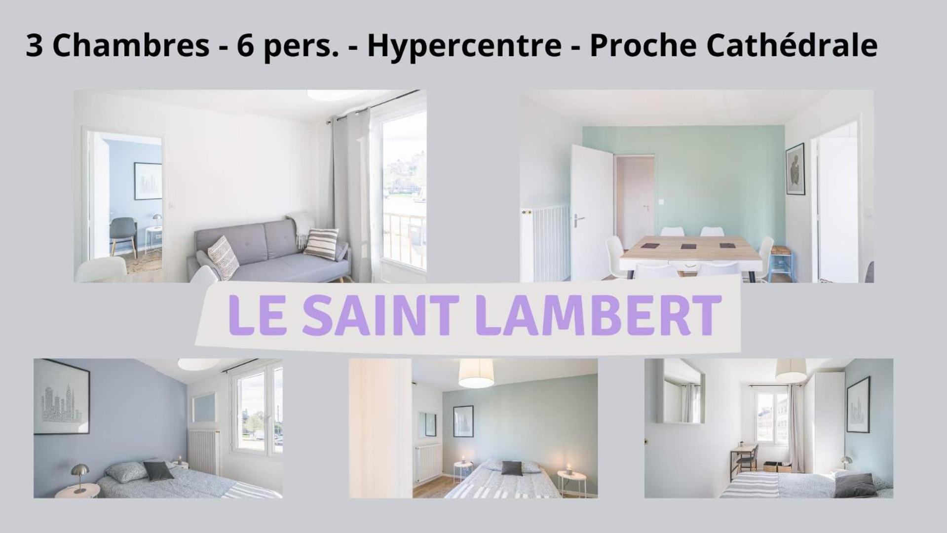 Appartamento Le St Lambert Proche Cathedrale Parking Gratuit Troyes Esterno foto